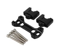 Adaptador Montaje Elevador Manillar con Casquillo Integrado para CRF110F y Pernos Accesorios para Motocicletas Elevadora Barra Manillar(Negro)