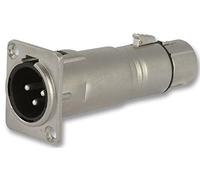 Adaptador, montaje en panel XLR de enchufe a enchufe; gama de productos: Dap Audio - Serie FLA5x; conector tipo A: conector XLR, 3 vías; Conne FLA51; 1 unidad