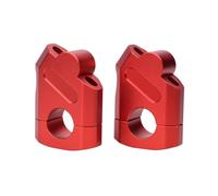 Adaptador Montaje Manillar Motocicleta para Z250SL 7/8" 22 Mm con Abrazadera Elevada Y Movimiento hacia Atrás Abrazadera elevadora Motocicleta(Rojo)