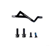 Adaptador Montura Plana Bici Carretera y MTB +20mm | Aleación aluminio , proceso CNC para preciso, acabado negro elegante, ideal MTB y carretera