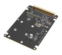 Adaptador MSATA a IDE de 44 pines, compatible con SSD mSATA de tamaño medio y tamaño completo, compatible con ID de 2.5 pulgadas, (negro)