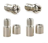 Adaptador multifunción para amoladora angular a mandril de amoladora recta M10 rosca 3 mm y 6 mm opciones (3 mm + 6 mm)