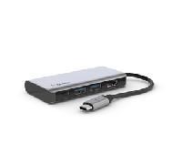 ADAPTADOR MULTIMEDIA BELKIN AVC006BTSGY USB-C A USB-C PD 2XUSB 3.0 HDMI 4K 100W AVC006BTSGY