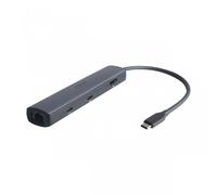 Tripp Lite Adaptador Multipuerto USB C 6 en 1, HDMI de 8K, Puerto USB C de 100 W de Carga PD + Datos de 10 Gbps, Ethernet de 1 Gbps, 2 Puertos USB 3.2, Plug and Play para Mac y Windows, 1 año de