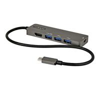 Adaptador Multiport USB-C - Startech - DKT30CHPD3 - 4 Puertos - 4K Ultra HD - HDMI 2.0