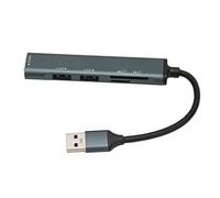 Adaptador Multipuerto de Concentrador USB3.0, Concentrador Confiable de Chipset USB3.0 para el Hogar