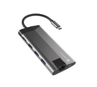 ADAPTADOR MULTIPUERTO FOWLER PLUS USB-C-HUB USB 3.0 3X NMP-1690