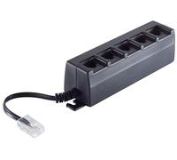 Adaptador multipuerto ISDN, conector RJ45 a 5 conectores RJ45 8/4 con resistencia, cable de distribución para enrutadores de sistemas telefónicos y dispositivos ISDN.