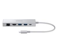 Adaptador multipuerto Samsung EE-P5400, USB-C 3.0 - 2x USB-A, 1x USB-C 100W PD, 1x HDMI 4k/60Hz, 1x RJ45 1000Mbit/s