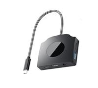 Adaptador multipuerto USB C con 2 puertos USB 3.0 4K 1080P 60Hz USB C Splitter convertidor de acoplamiento de vídeo para laptop