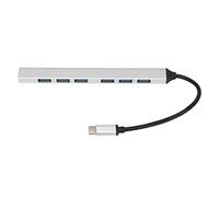 Adaptador Multipuerto USB C Hub, 7 en 1 USB C Hub para el Hogar