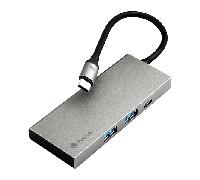 ADAPTADOR MULTIPUERTO USB-C WONDERDOCK4PRO D ALUMINIO QUE INCLUYE USB 3,0, USB-C CON CARGA PD, HDMI