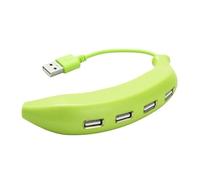 Adaptador multipuerto USB - USB 3 Hub us bc extender, Hub Múltiples puertos USB | Divisor USB en forma de plátano, Adaptador tipo C, Hub de extensión USB de 4 puertos Para Laptop x Box Consola Flash