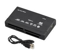 Adaptador multitarjeta - Lector de memoria delgado 6 en 1, concentrador de transferencia de archivos compacto, dispositivo portátil | cámara, teléfono, ordenador portátil, fotografía, ordenador