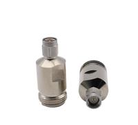 Adaptador N De Alta Frecuencia A SMA Acero Inoxidable 18GHZ | Sucursal Red, Hombre A Mujer(N female to SMA male)