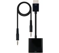 Adaptador NanoCable HDMI M para SVGA/Audio F 10 CM / 1M Negro