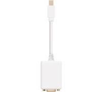 NanoCable 10.16.0202 - Conversor mini DisplayPort a SVGA, color blanco