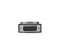 Adaptador Nedis DVI a VGA DVI-D 24+1 Pin Macho a VGA Hembra Negro