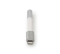 Adaptador Nedis Lightning | Apple Lightning de 8 clavijas | toma de 3,5 mm | Dorado | redondo | aluminio | embalaje con ventana