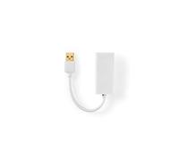 Adaptador NEDIS USB 2.0 USB-A Macho - RJ45 Hembra 10/100 Mbit 0,2 m Blanco