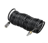 Adaptador neumático del PE con el acoplador rápido para inflar la manguera de aire de la bobina compatible con el compresor de aire 1/4 NPT colocaciones 25FT Longitud Material de polietileno
