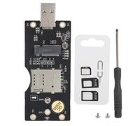 Adaptador NGFF M.2 a USB 3.0 con doble ranura para tarjeta Nano SIM para módulo inalámbrico con soporte para 3G, 4G y 5G LTE. No requiere