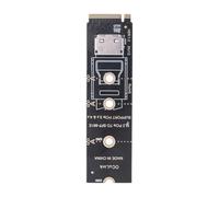 Adaptador Nvme a SFF-8611 SFF-8612 tarjeta de expansión de transferencia de datos de almacenamiento de disipación de calor para accesorios de escritorio NVMe tarjeta adaptadora