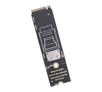 Adaptador Nvme a SFF-8611 SFF-8612 tarjeta de expansión de transferencia de datos de almacenamiento de disipación de calor para accesorios de escritorio NVMe tarjeta adaptadora