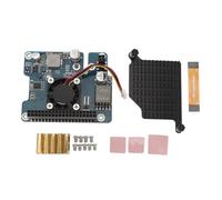 Adaptador NVME PCIe a M 2 con Ventilador de enfriamiento Activo y disipador de Calor para PoE Pi 5 admite el protocolo NVME M 2 SSD 2230 2242 2260 2280 Transferencia de Datos de