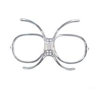 Adaptador óptico de inserción de gafas de esquí y snowboard, PC flexible para marco Rx para modelos de profecía/conocimiento, transparente 12 x 4 cm, para esquí y deportes de invierno (A)