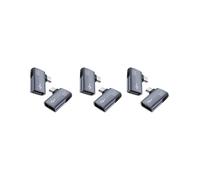 Adaptador OTG de 6 Piezas para Fire TV Stick Adaptador Micro-USB A USB OTG de Ángulo Izquierdo/Derecho de 90 Grados para Tableta de Teléfono Android