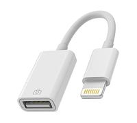 Adaptador OTG para iPhone macho a USB hembra, cable dongle compatible con 13, 11, 12 Pro Max, Mini, Xr X, XS, 8, 7 Se Plus, para Apple iPad Air, cámara, lector de tarjetas, unidad flash, mouse,