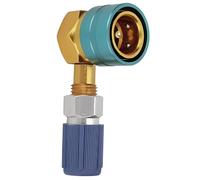 Adaptador para aire acondicionado y refrigerante - Conector de manguera de latón, R1234yf a R134a, adaptador de conversión para kit de carga A/C alto/bajo, accesorios de refrigeración de CA