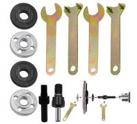 Adaptador para Amoladora Angular Adaptador de Repuesto de Acero para Pesado | kit de 10 varillas conectoras para rectificado para taladro atornillador, disco esponja, herramientas rotativas, desba