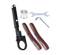 Adaptador para amoladora angular, conversión de lijadora de banda, accesorios de pulido mini, accesorios de pulido de tubos, herramientas de taller, carpintería de metal, montaje compacto