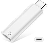 Adaptador para Apple Pencil 1st, Conector USB C para Carga Pencil, USB C macho a Lightning hembra, compatible con iPad 10ª Gen 2022, admite carga y Bluetooth, diseño compacto portátil
