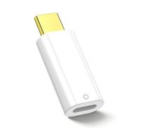 Adaptador para Apple Pencil USB-C for Apple Pencil 1st Gen, Compatible con iPad 10th Gen & iPad 11 (A16, 2025), USB C to Pencil Charging Adaptador, Plug and Play, No Extra Cables, Blanco
