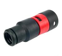 Adaptador para aspiradora Bosch GAS15PS GAS12-25PL, conector de plástico y goma, rojo, aprox. 60 mm, compatible con herramientas eléctricas, fácil inserción
