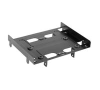 Adaptador para bahía de almacenamiento - Sharkoon - BayExtension de 5,25" - 5,25" a 3,5" - 2,5" - Negro