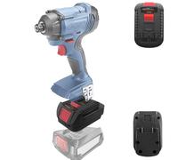 Adaptador para batería Bosch 18 V PBA/PSB/PSR para herramientas Bosch GBA de 18 V, apto para batería Bosch 18 V PBA 1600A005B0 1600A011T8 para herramientas Bosch GBA de 18 V (solo adaptador)