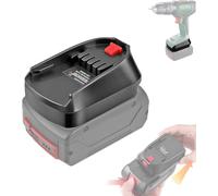 Adaptador para batería Bosch Professional de 18 V, adaptador de batería para Bosch Professional 18 V (azul) batería BAT619 BAT620 para herramientas eléctricas Bosch Casa y jardín (verde) (GBA a PBA)