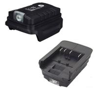 Adaptador para batería para bosch 18V USB Dual con Adaptador | Compatible BAT618, doble para puerto USB, LED integrada, plástico , para carga segura