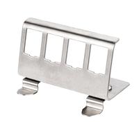 Adaptador para Carril DIN ROLINE sin equipar, para 4 Keystones