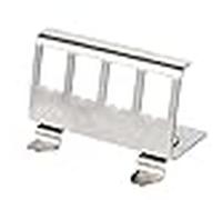 Adaptador para Carril DIN ROLINE sin equipar, para 4 Keystones