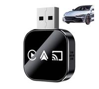 Adaptador para coche 3 en 1: dispositivo de conectividad Plug Play, herramienta de conversión inalámbrica | Adaptador para automóvil compatible, actualización rápida y estable de conexión para