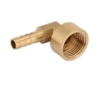 adaptador para cocina de gas butano + Accesorios de codo, Akozon G1 / 2 Rosca hembra Latón Codo Manguera Barb Acoplamiento Conector Adaptador de unión Adaptador(8mm)