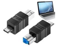Adaptador para Disco Duro,Adaptador de Extensión de Datos USB a B 3.0 | Conector Plug and Play, Conversor De Datos De Alta Velocidad para Escáneres, Docking Stations, Hubs Y Computadoras
