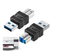 Adaptador para Disco Duro | USB A B 3.0 Conector Adaptador - Conector Plug and Play, Conversor De Datos De Alta Velocidad para Escáneres, Docking Stations, Hubs Y Computadoras