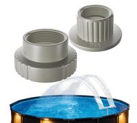 Adaptador para Fuente de Piscina Desmontable Accesorios a prueba de fugas | Kit Adaptador de Fuente para Piscina para Jardín, Patio, Parque Infantil y Césped