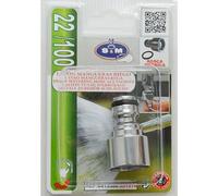 Adaptador para grifo interior hembra (Plateado)
